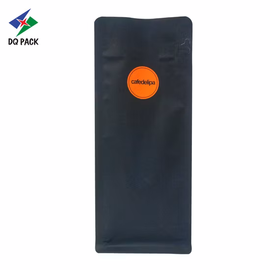 Custom Printable Quad Seal Pouch with Flat Bottom