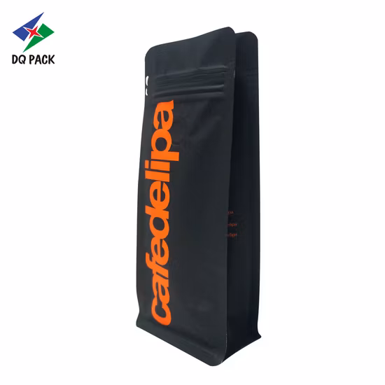 Custom Printable Quad Seal Pouch with Flat Bottom