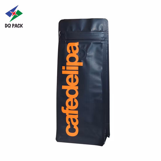 Pochette à quatre joints imprimable personnalisée avec fond plat