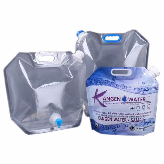Jus de papier d'aluminium liquide en plastique transparent/boissons/purée/sac de lait pochette debout avec bec Doypack