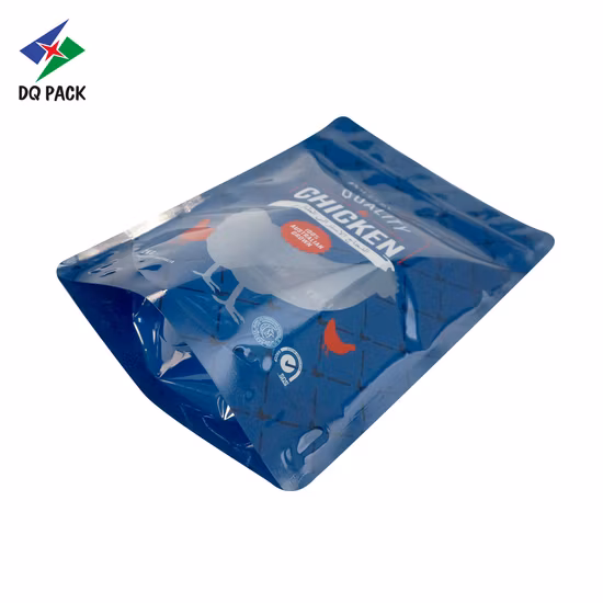 Sac de poche Mylar en papier d'aluminium Ziplock imprimé personnalisé avec fermeture à glissière Doypack pour sac d'emballage alimentaire séché avec fenêtre