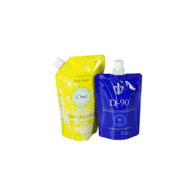 Sachet de papier d'aluminium sans BPA pour enfants, sachet de jus en plastique liquide avec bec verseur, sachet d'emballage, sachets d'auto-stérilisation